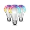 Feit Electric OM60/RGBW/CA/AG/3 60 Watt Equivalent WiFi Color Changing and Tunable White, Dimmable, No Hub Required…
