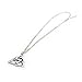 HuntGold 1X Women Celtic Knot Trinity Interweave Alloy Pendant Chain Necklace Choker(Silver)