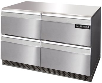 Continental Designer Work Top Refrigerator 42