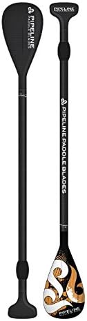 PipelinePaddleBoards C100FWD Carbon 3K 100sq in. Fixed-SUP Paddle, Wood