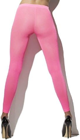 Ponce Pink Footless Tights Opaque Hot Pink Size Standard
