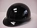 Size L Motorcycle Biker Cruiser Novelty Gloss black Polo Half Helmet Low Profile Touring