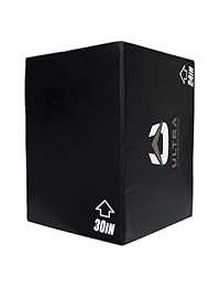 Ultra Fitness Gear 3 in 1 Foam Plyo Box, Adjustable to 24” W x 20” H, 24” W x 30” H, and 30” W x 24” H Sizes, Ideal for Jump Training and Cardio Exercises