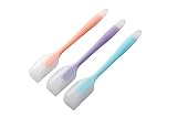 Green Hours Premium Silicone Spatula Set,(Set Of 3.blue Orange Purple) Heat Resistant Silicone Kitchen Utensils Set, Non-stick Baking Spoon Spatulas, 100% Food Grade Silicone.