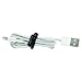 Nite Ize Original Gear Tie - 3-Inch Reusable Rubber Twist Tie - Reusable Gear Ties - Electric Cord Organizers - Twist Ties for Cords - Reusable Zip Ties - Black, 3-Inch, 24 Pack