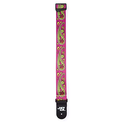 D'Addario Accessories Joe Satriani Guitar Strap, Paisley Purple - Thumbnail 2