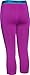 Under Armour Girls HeatGear Armour Solid Capri, Strobe /Bold Aqua, Youth Large