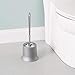 Home Basics Toilet Brush Holder, Grey