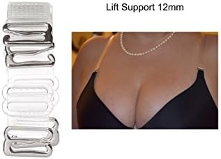 Divas Bra Straps Women's Invisible Clear Replacement Transparent, Multiple width