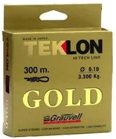 Teklon GOLD 300 m spool - 0.16 mm High End Monofilament made in Japan by Grauvell