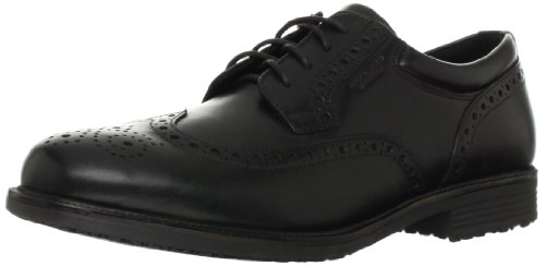 Rockport Men's Essential Details Water Proof Wing Tip Oxford-Black-11.5 W