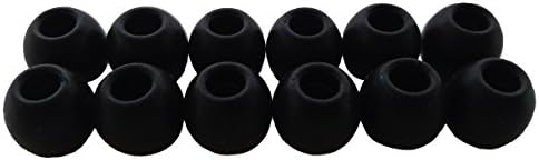 Rebound Comfort Foam Earphone Earbud Tips - 5mm, Medium Round, 6 Pairs
