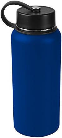 Tahoe Trails 32 oz Double Wall Vacuum Insulated Stainless Steel Water Bottle, Blue