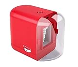 Electric Pencil Sharpener, Laneco USB, AC Adapter or Battery Operated Heavy Duty Helical Blade Pencil Sharpener with 3 Graphite Point Tip Modes, Auto Stop Feature, Great for Kids, Teachers and Office