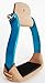 PRORIDER Horse Saddle Barrel Racing Aluminium Western Stirrups Tread Turquoise 5175TRthumb 1