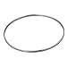 BQLZR 11.34 Inch Chrome Nickel Plated Banjo Tension Hoop Banjo Flanges Banjo Parts 11.34x11.54x0.39inch(IDxDxH)
