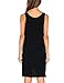 Dohia Women's Summer Sleeveless T Shirt Dress Criss Cross Neckline Casual Swing Tank Top Cotton Dresses C1701 (M, New Black)