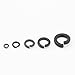 Generic Oxide M2 to M6 Spring Washer & Washer Assortment Kit with Plastic Box Black by Worldcom Generic