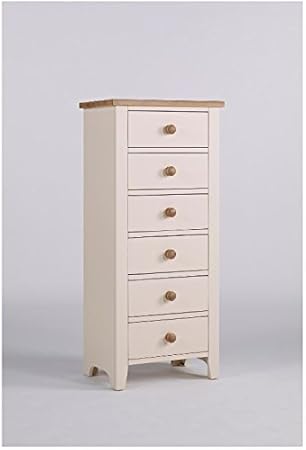 Camden Painted Pine Ash 6 Drawer Wellington Chest Drawers Amazon