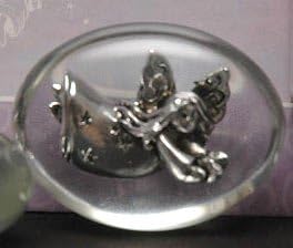 Ganz Tranquility Angel Stone Made of Resin Comes with Prayer Card Size: 1.5"x1"