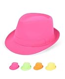 Solid Color Ladies Pastel Colored Fedora Hats