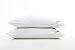 Queen Size Pillows 2 Pack - Fluffy and Comfortable - White 20 x 30 Inch - Comfy Fluff and Plush - Two Pillow Set - Standard - Softer Than Feather Goose Down - Luxury Hotel Quality