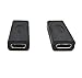 Exuun Poyiccot (2-Pack) USB C Type C Female to Female Coupler Adapter, Straight Tiny USB-C USB 3.1 Type-C Female to Female Coupler Adapter Connector for Laptop & Tablet & Mobile Phone (USB C Coupler)