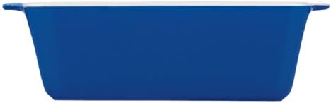 Mario Batali by Dansk Stoneware Loaf Pan, 10 by 5-Inch, Cobalt