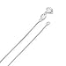0.7mm Solid 925 Sterling Silver Box Chain Italian Crafted Necklace, 30