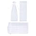 Juvale 24 Pack Organza Wine Bags - Drawstring Wine Bottle Organza Gift Bags for Baby Shower, Wedding and Party Favors - White 14.7 x 5.2 inches