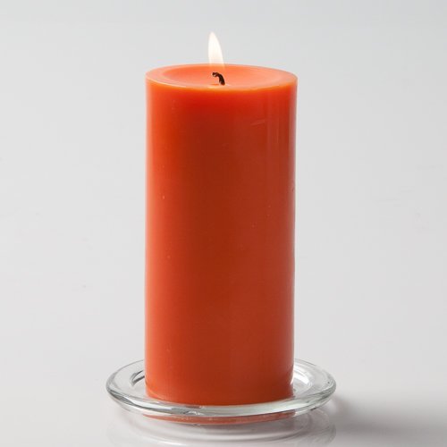 Which is the best orange pillar candle unscented?