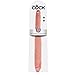 Pipedream King Cock Tapered Double, Flesh, 16 Inch