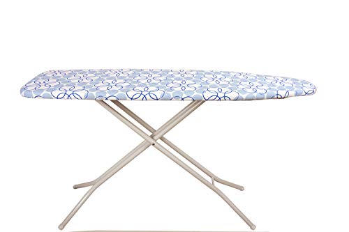 Hansprou Scorch Resistance Ironing Board Cover and Pad Resists Scorching and Staining Ironing Board Cover with Heavy Duty Padded 2 Velcro Straps 15"X 54"