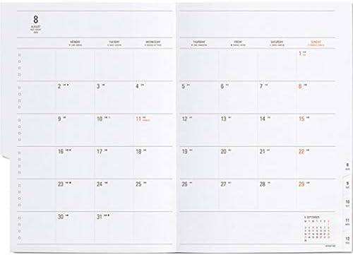 Amazon ハイタイド 手帳 リフィル 21年 A5 バーチカル Zタイプ 21nr027 年12月始まり システム手帳用リフィル 文房具 オフィス用品