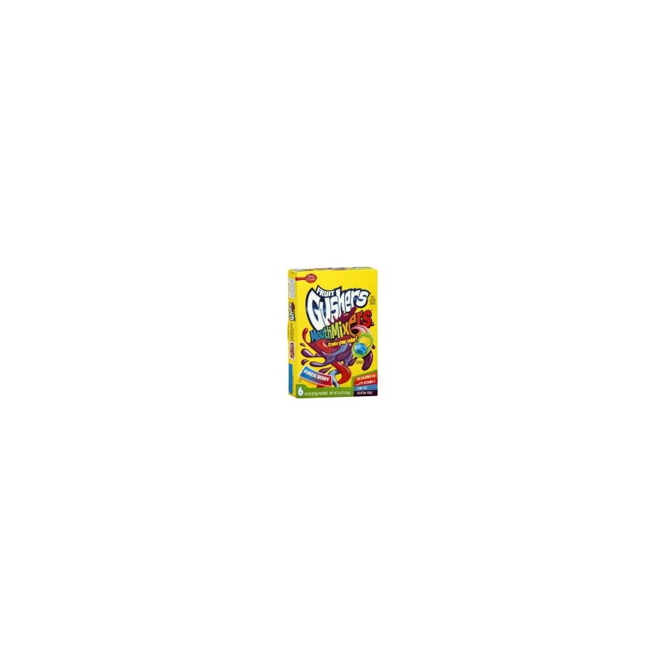 Fruit Gushers Mouth Mixers Fruit Flavored Snacks, Punch Berry, 5.4 oz
