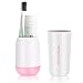 Plastic Travel Toothbrush Holder Case, Antibacterial Toothbrush Holders Storage Containers, Portable Eco Friendly Electric Toothbrush Carrying Case for Traveling Women Men - White