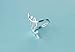 Helen de Lete Encircled Leaves Sterling Silver Open Ring Laurel Leaf Branch Adjustable Ring