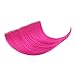 Kaned Colorful Hair Bangs Wig Clip Seamless Piece Tassel Clip Hair Extension Wig Accessory Hairstyle,Rose red (CLH-PINK3#)thumb 2