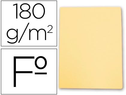 Gio – sub-folder Card Stock Pastel Yellow Folio 180 g/m2 (Pack of 50)