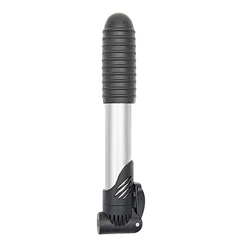 Bike Pump Mini Bicycle Tire Pump Portable High Pressure Bicycle Tire Pump for Road, Mountain and BMX Bikes (Black)