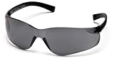 Pyramex ZTEK S2520S Gray Safety Glasses w/ Gray Lens, 1 Box / 12 Pairs