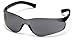 Pyramex ZTEK S2520S Gray Safety Glasses w/ Gray Lens, 1 Box / 12 Pairs primary