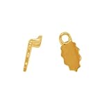 AANRAKU Glue On Earring Bails Small 18K Gold Plated (10)