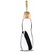Glass Water Bottle - Eco-Friendly Borosilicate Glass - Charcoal Water Filter and Natural Cork Stopper - Orange (20 oz.)
