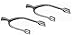 Derby Originals Prince of Wales Stainless Steel English Spurs, Adult