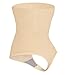 SEXYWG Women High-Waist Thong Shapewear Body Tummy Control Cincher Boyshorts,Beige,Medium/Large