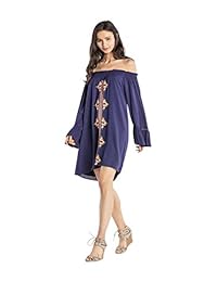 Miss Me mujer azul marino Retro Tala vestido - mmd0001l