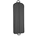 WallyBags Lightweight Durable Garment Bag for Travel and Storage, Classic Black, 60-inch