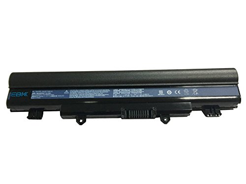 EBK® 5000mah New Laptop Battery for Acer Aspire E5-571-37SY AL14A32 Acer Aspire E14 E15 E5-421 Touch Aspire E14 Touch Aspire E15 Touch V5-572 V3-572 V3-472 E5-531 E5-421 E5-471 [Ship from USA]