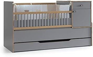 lit bebe avec commode integree